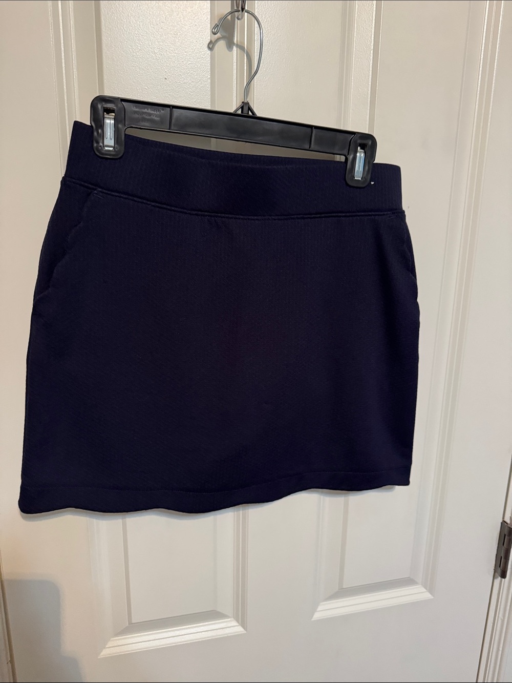 Pebble Beach Navy Pull-On Knit Skort